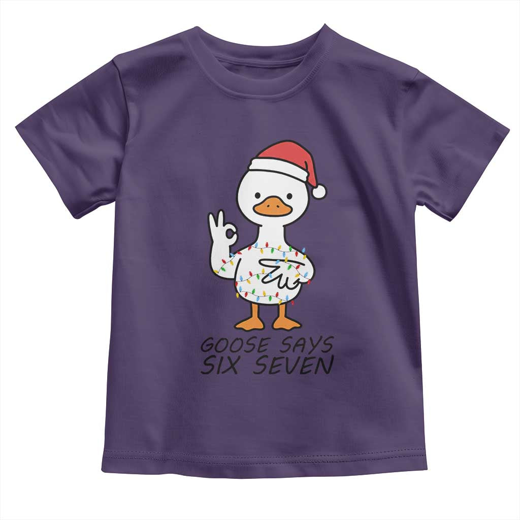 67 Six Seven Chirtsmas Meme Toddler T Shirt Funny Silly Goose - Wonder Print Shop