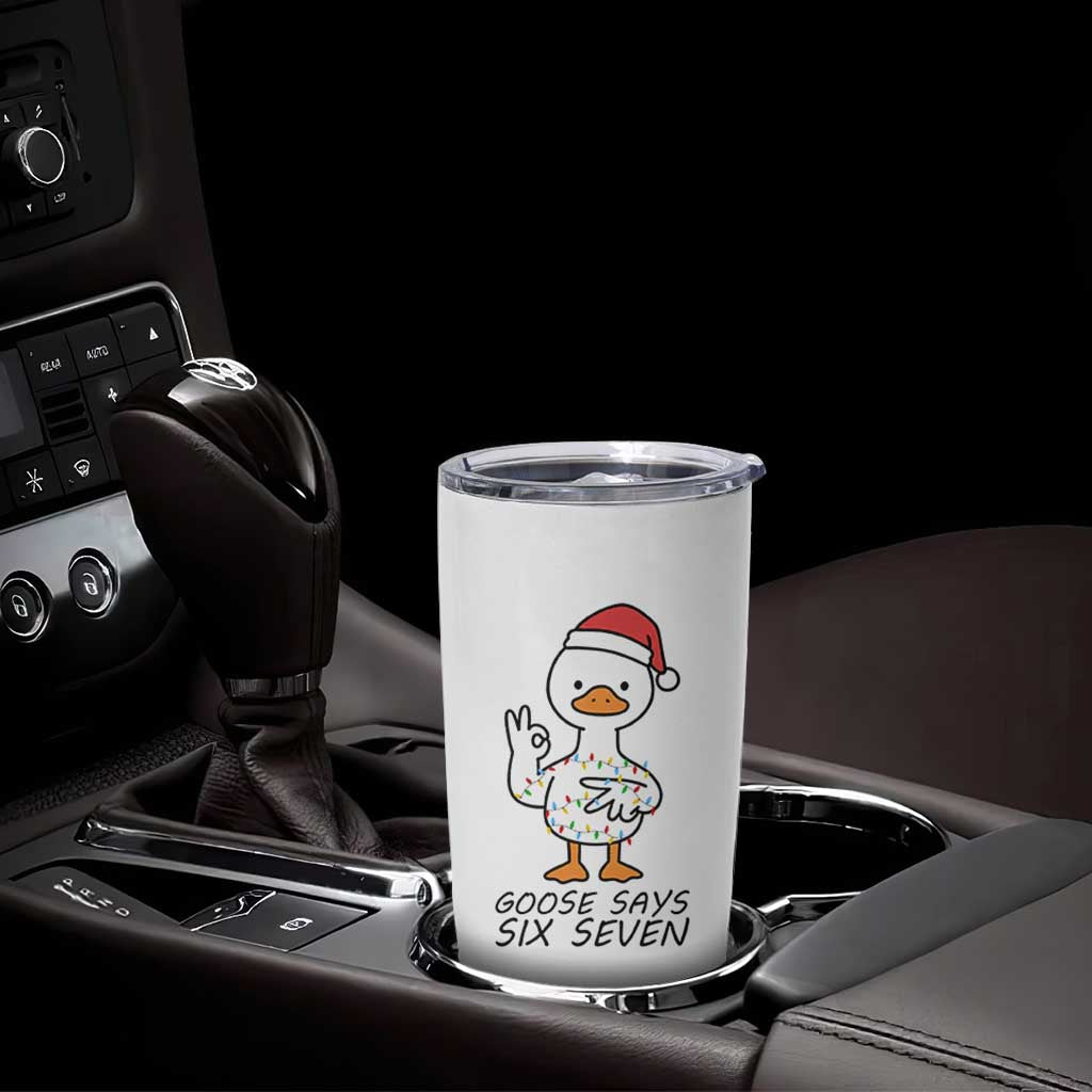 67 Six Seven Chirtsmas Meme Tumbler Cup Funny Silly Goose - Wonder Print Shop