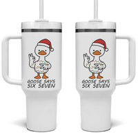 67 Six Seven Chirtsmas Meme Tumbler With Handle Funny Silly Goose - Wonder Print Shop