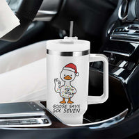 67 Six Seven Chirtsmas Meme Tumbler With Handle Funny Silly Goose - Wonder Print Shop