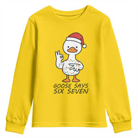 67 Six Seven Chirtsmas Meme Youth Sweatshirt Funny Silly Goose - Wonder Print Shop