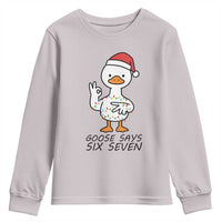 67 Six Seven Chirtsmas Meme Youth Sweatshirt Funny Silly Goose - Wonder Print Shop