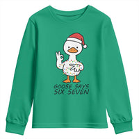 67 Six Seven Chirtsmas Meme Youth Sweatshirt Funny Silly Goose - Wonder Print Shop