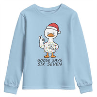 67 Six Seven Chirtsmas Meme Youth Sweatshirt Funny Silly Goose - Wonder Print Shop