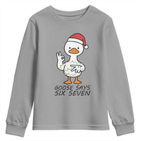 67 Six Seven Chirtsmas Meme Youth Sweatshirt Funny Silly Goose - Wonder Print Shop