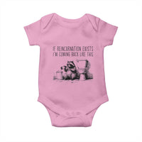 Funny Drunk Raccoon Baby Onesie Trashed Panda Meme - Wonder Print Shop