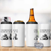 Funny Drunk Raccoon 4 in 1 Can Cooler Tumbler Trashed Panda Meme - Wonder Print Shop
