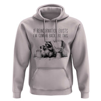 Funny Drunk Raccoon Hoodie Trashed Panda Meme - Wonder Print Shop