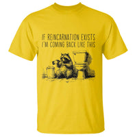 Funny Drunk Raccoon T Shirt Trashed Panda Meme - Wonder Print Shop