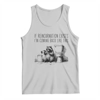 Funny Drunk Raccoon Tank Top Trashed Panda Meme - Wonder Print Shop