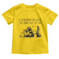 Funny Drunk Raccoon Toddler T Shirt Trashed Panda Meme - Wonder Print Shop