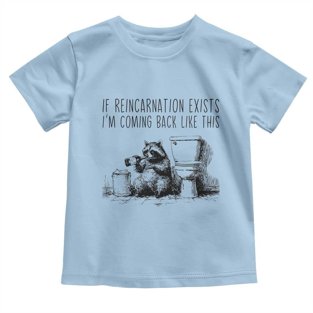 Funny Drunk Raccoon Toddler T Shirt Trashed Panda Meme - Wonder Print Shop
