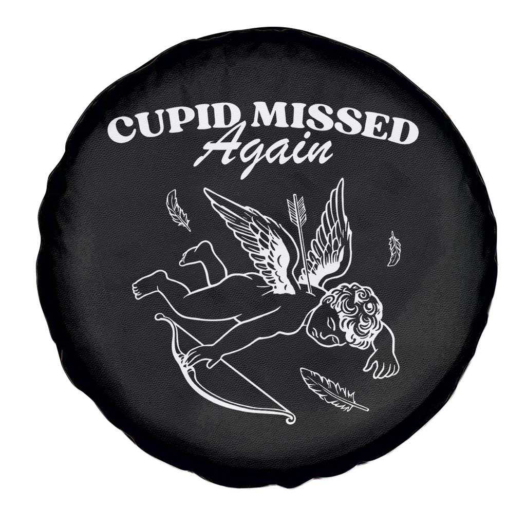 Funny Anti Valentine Spare Tire Cover Cupid Missed Again - Wonder Print Shop
