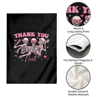 Funny Skeleton Anti Valentines Garden Flag - Wonder Print Shop