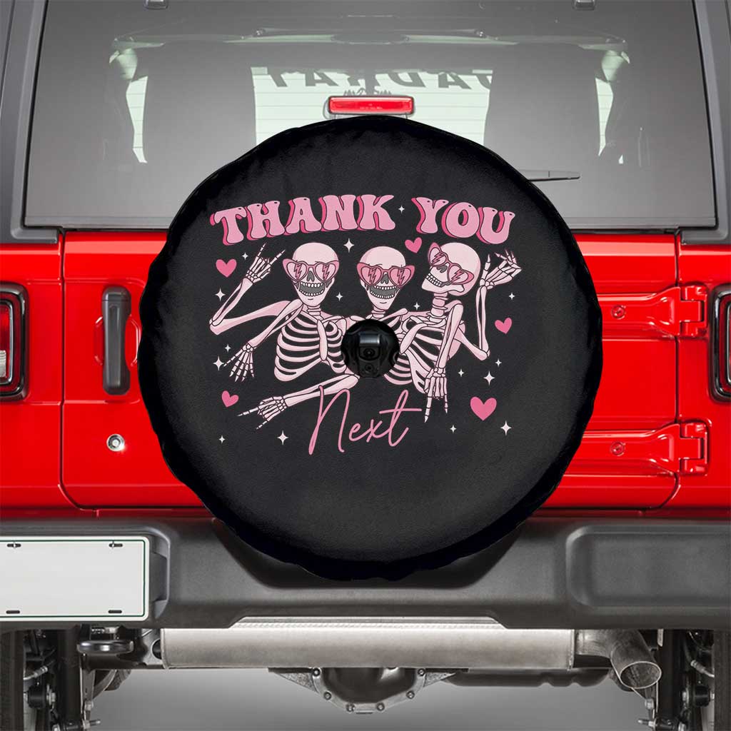 Funny Skeleton Anti Valentines Spare Tire Cover - Wonder Print Shop
