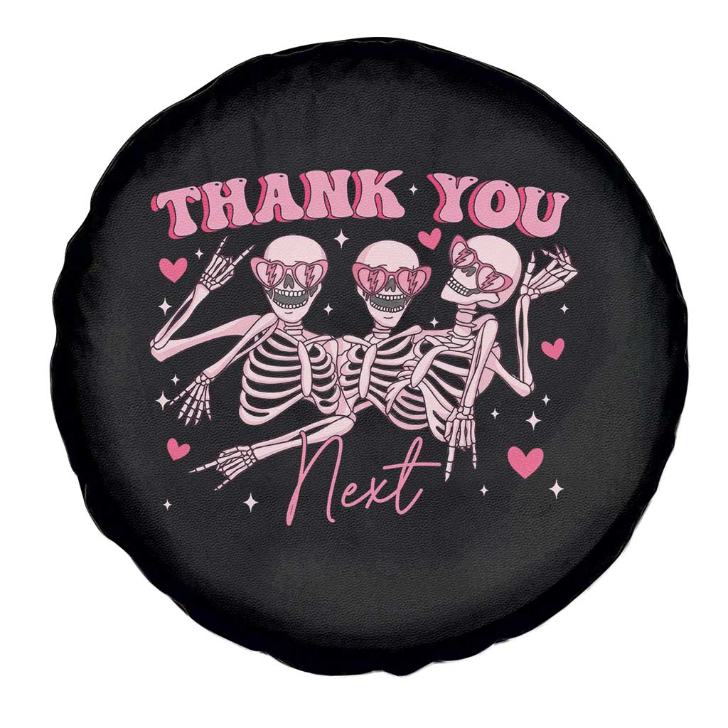 Funny Skeleton Anti Valentines Spare Tire Cover - Wonder Print Shop