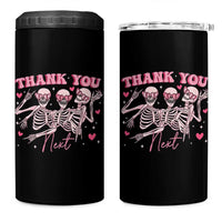 Funny Skeleton Anti Valentines 4 in 1 Can Cooler Tumbler - Wonder Print Shop