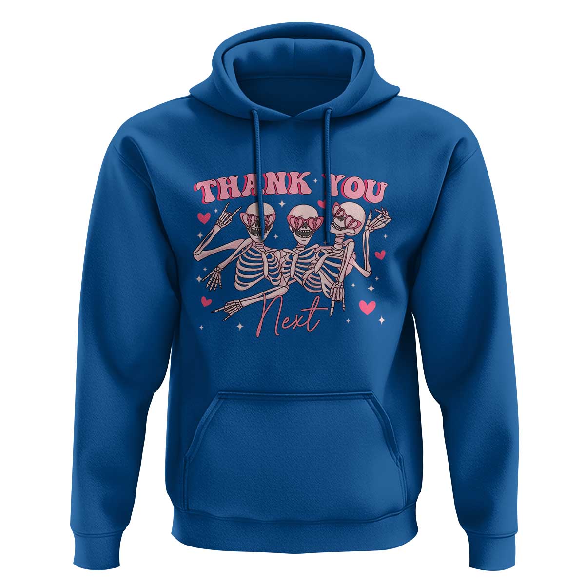 Funny Skeleton Anti Valentines Hoodie - Wonder Print Shop