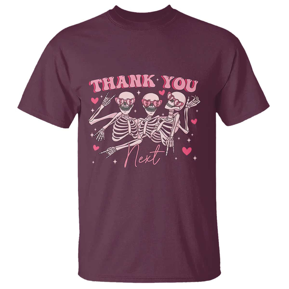 Funny Skeleton Anti Valentines T Shirt - Wonder Print Shop