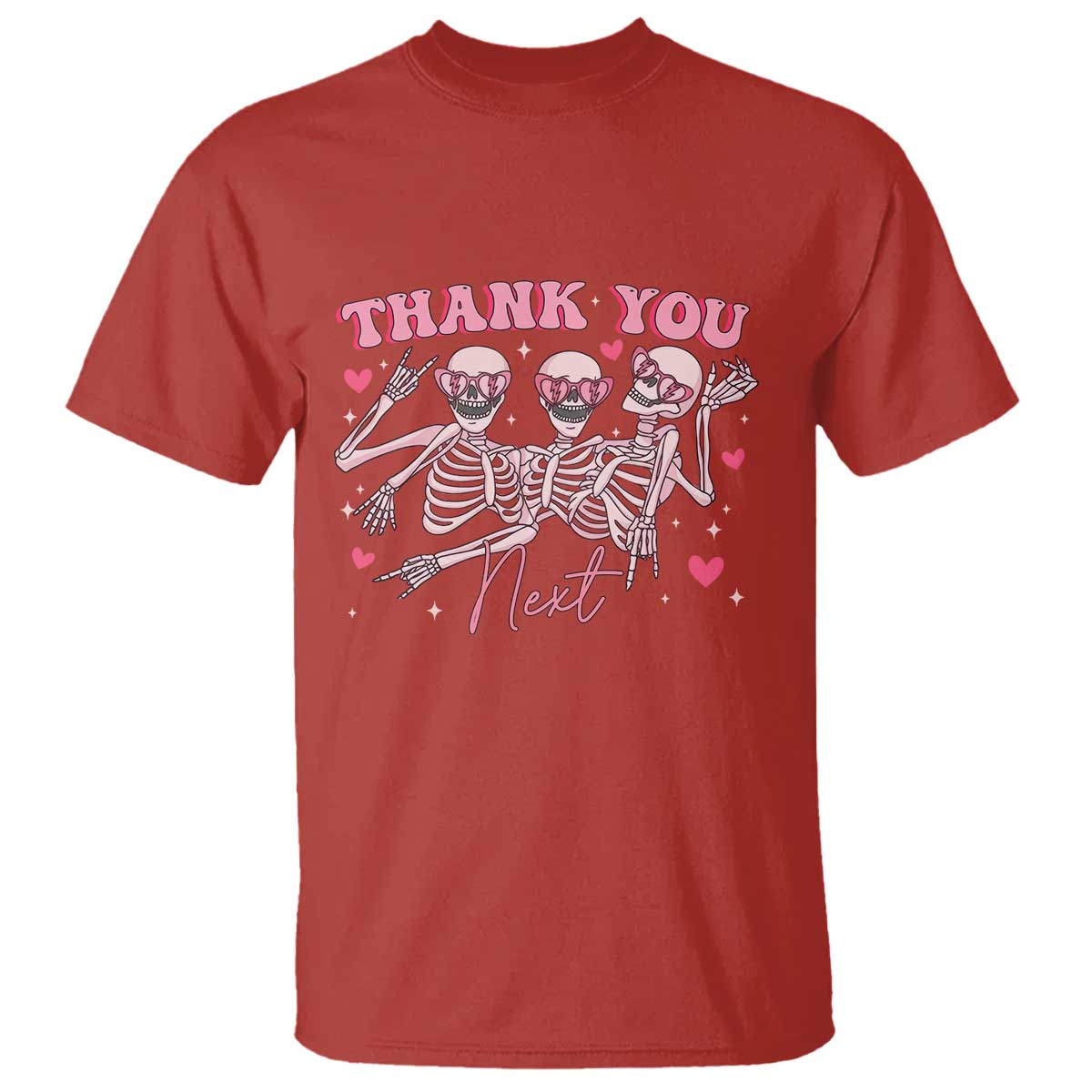 Funny Skeleton Anti Valentines T Shirt - Wonder Print Shop