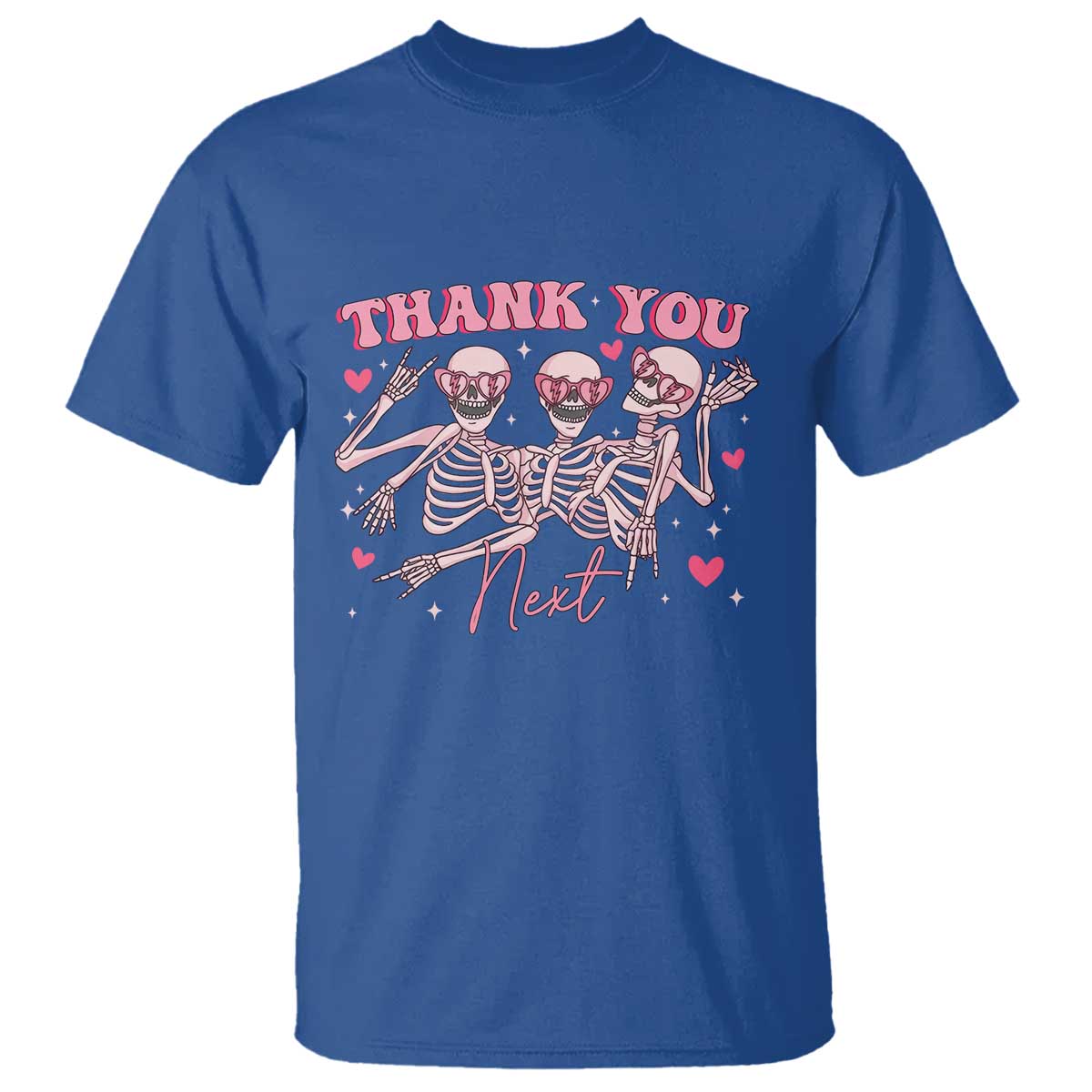 Funny Skeleton Anti Valentines T Shirt - Wonder Print Shop