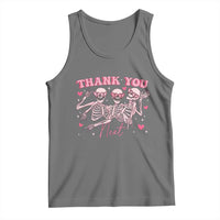 Funny Skeleton Anti Valentines Tank Top - Wonder Print Shop
