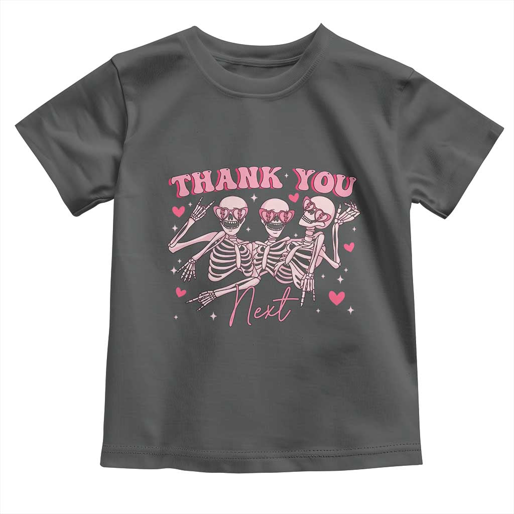 Funny Skeleton Anti Valentines Toddler T Shirt - Wonder Print Shop