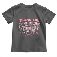 Funny Skeleton Anti Valentines Toddler T Shirt - Wonder Print Shop
