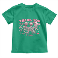 Funny Skeleton Anti Valentines Toddler T Shirt - Wonder Print Shop