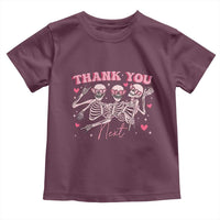 Funny Skeleton Anti Valentines Toddler T Shirt - Wonder Print Shop