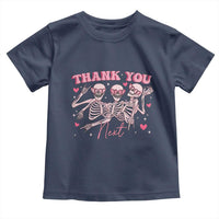 Funny Skeleton Anti Valentines Toddler T Shirt - Wonder Print Shop