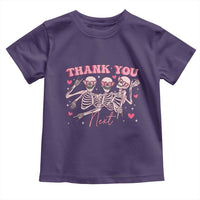 Funny Skeleton Anti Valentines Toddler T Shirt - Wonder Print Shop