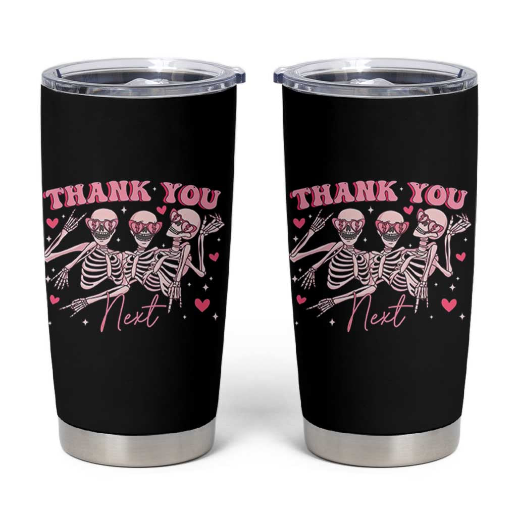 Funny Skeleton Anti Valentines Tumbler Cup - Wonder Print Shop