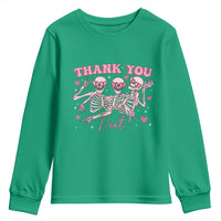 Funny Skeleton Anti Valentines Youth Sweatshirt - Wonder Print Shop
