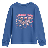 Funny Skeleton Anti Valentines Youth Sweatshirt - Wonder Print Shop