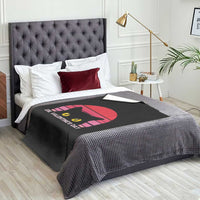 Funny Black Cat Anti Valentine Meme Throw Blanket - Wonder Print Shop