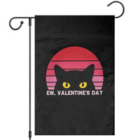 Funny Black Cat Anti Valentine Meme Garden Flag - Wonder Print Shop