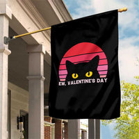 Funny Black Cat Anti Valentine Meme Garden Flag - Wonder Print Shop