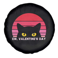 Funny Black Cat Anti Valentine Meme Spare Tire Cover - Wonder Print Shop