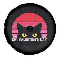 Funny Black Cat Anti Valentine Meme Spare Tire Cover - Wonder Print Shop