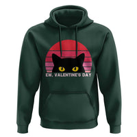 Funny Black Cat Anti Valentine Meme Hoodie - Wonder Print Shop