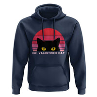 Funny Black Cat Anti Valentine Meme Hoodie - Wonder Print Shop