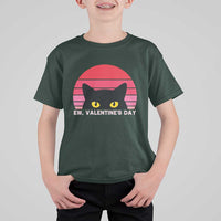 Funny Black Cat Anti Valentine Meme T Shirt For Kid - Wonder Print Shop