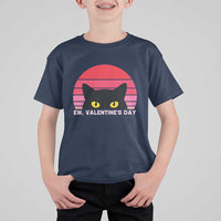 Funny Black Cat Anti Valentine Meme T Shirt For Kid - Wonder Print Shop
