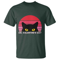 Funny Black Cat Anti Valentine Meme T Shirt - Wonder Print Shop