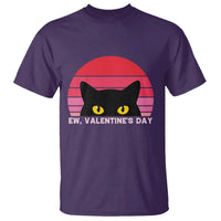 Funny Black Cat Anti Valentine Meme T Shirt - Wonder Print Shop