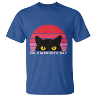 Funny Black Cat Anti Valentine Meme T Shirt - Wonder Print Shop