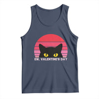 Funny Black Cat Anti Valentine Meme Tank Top - Wonder Print Shop