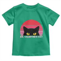 Funny Black Cat Anti Valentine Meme Toddler T Shirt - Wonder Print Shop