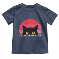 Funny Black Cat Anti Valentine Meme Toddler T Shirt - Wonder Print Shop